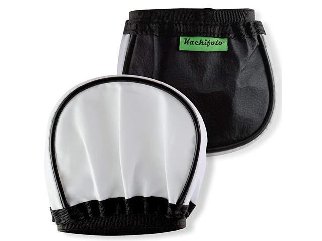 2 Pack Flash Diffuser Softbox Small Collapsible White Flash Bounce Softbox for Canon Nikon Sony Fuji and All Speedlight Flashes by