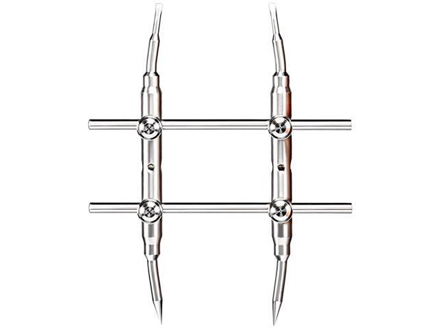 Professional Curved Tips DSLR Camera Lens Spanner Wrench Repairing Opening Tool Stainless Steel for Most DSLR Cameras