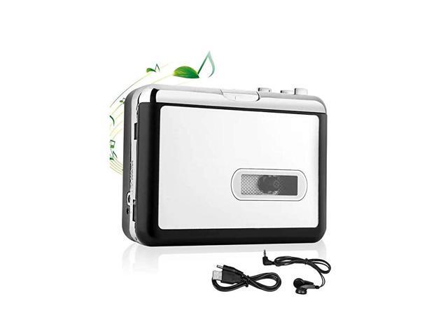 Cassette Player Tape to MP3 Converter via USB Retro Walkman Auto Reverse Portable Audio Music Tape Player with Earphone by