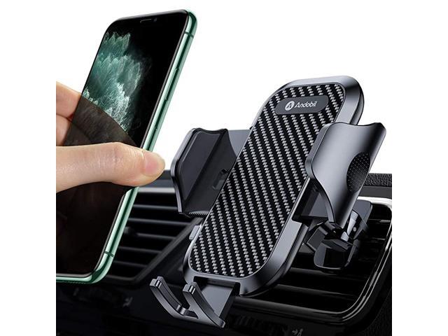 Car Phone Mount Ultimate Smartphone Car Air Vent Holder Easy Clamp Cradle Hands-Free Compatible with iPhone 12/12 Pro/11 Pro Max/8