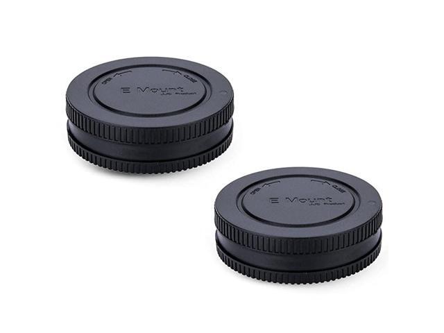 Rear Lens Cap Body Cap Rear Lens Cover Body Cover for Sony E Mount A6600 A6500 A6400 A6300 A6100 A6000 A5100 A5000 A9 A7 III II A7R III II A7s II