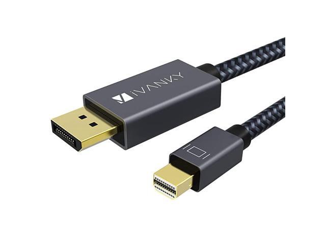 Mini DisplayPort to DisplayPortMini DP to DP Cable 66 Feet4K60Hz 2K144Hz DisplayPort to Mini DisplayPortThunderbolt Compatible Cable Grey