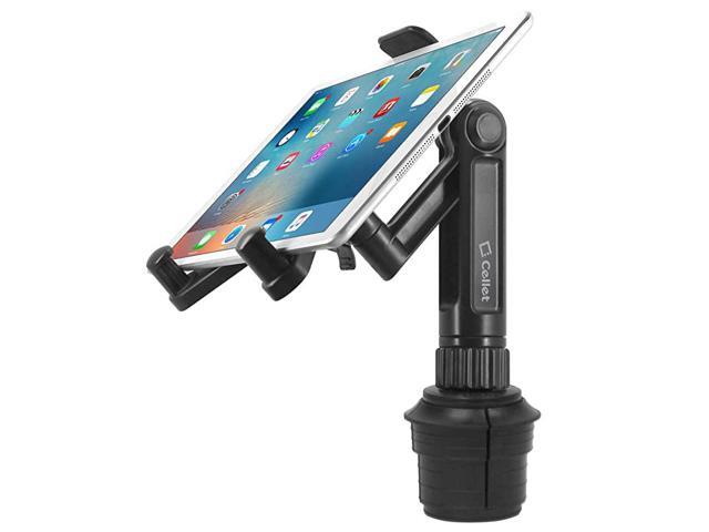 Universal 360 Adjustable Cup Holder Mount Automobile Cradle Compatible with Apple iPhone Xs Max XR 8 Plus Galaxy S10 S10e S10Plus S9 S9Plus Note 9