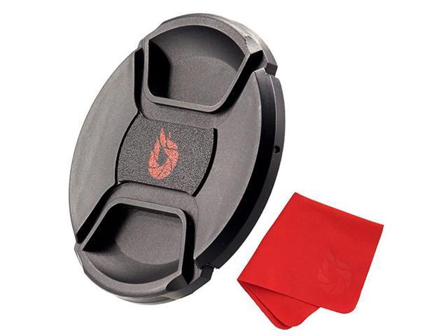 SnapOn CenterPinch Lens Cap Extra Strong Springs Camera Lens Cover Made from 100 Recycled Plastic Compatible with Nikon Canon Sony Other DSLR Cameras