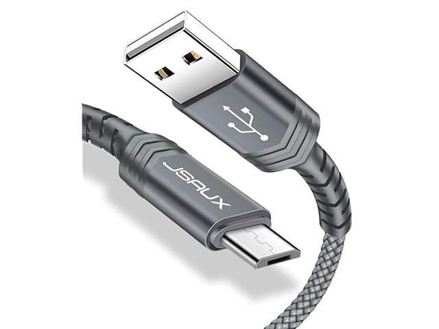 Micro USB Cable Android Charger 2Pack 66FT Micro USB Android Charger Cable Nylon Braided Cord Compatible with Galaxy S7 S6 J7 Edge Note 5 Kindle