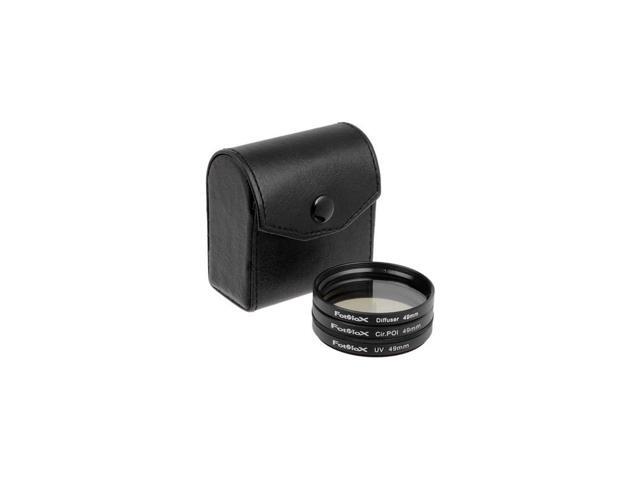 Filter Kit UV Circular Polarizer Soft Diffuser 49mm for Canon Nikon Sony Olympus Pentax Panasonic Camera Lenses