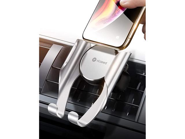 Easy Car Phone Mount Upgraded Stable Air Vent Phone Holder for Car Cell Phone Car Mount Fit for iPhone SE 11 Pro Max Xs Max XR X 8 7 6s Plus