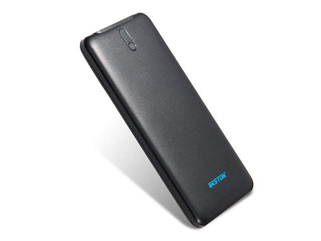 Portable Charger Ultra Slim 10000mAh Power Bank Dual HighSpeed Charging Port Battery Pack for iPhone Android Phones Tablets