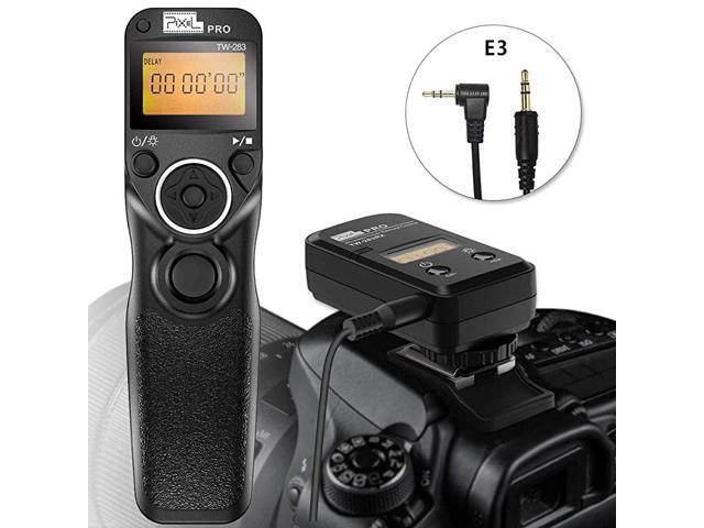 TW283 E3 Wireless Shutter Release Cable Wired Remote Control for Canon XT XTi XS XSi T1i T2i T3 T3i T4i T5 T5i T6i SL1 EOS1300D 300D 60D 60Da 70D 80D