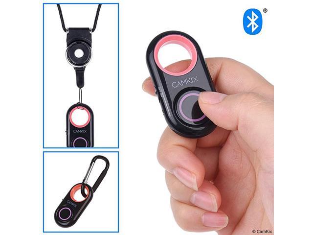 Camera Shutter Remote Control with Bluetooth Wireless Technology Works Flawlessly with iPhoneiPad and Android Range Up to 30 ft 10 m Compact Style