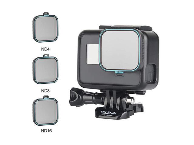 GoPro Lens Filter 3Pack ND4 ND8 ND16 Neutral Density Lens Filter Kit for GoPro Hero 7 Black Hero 2018 Hero 6 Hero 5 Black GoPro Camera Lens