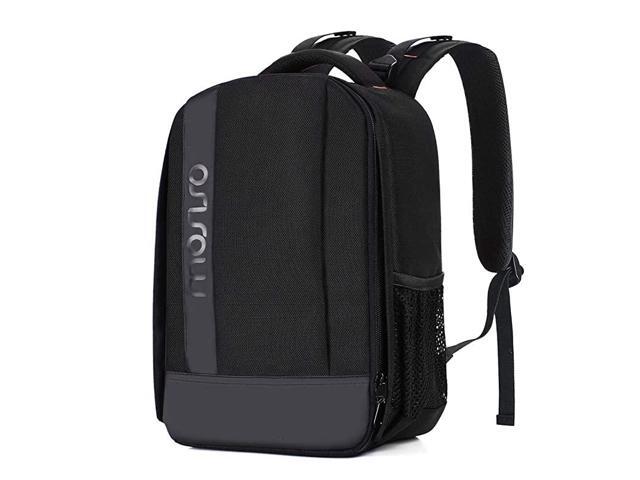 Camera Backpack DSLRSLRMirrorless Photography Case Water Repellent Buffer Padded Shockproof Bag with Customized Modular InsertsTripod Holder