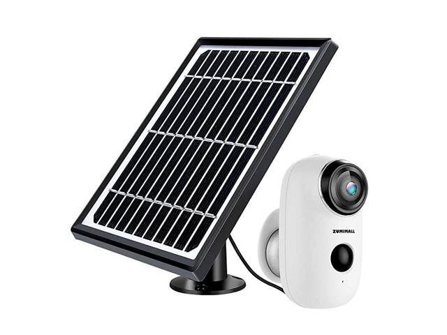 Security Camera Outdoor Wireless WiFi Solar Powered Surveillance Camera with Rechargeable Battery 1080P Night Vision Motion Detection 2Way Audio