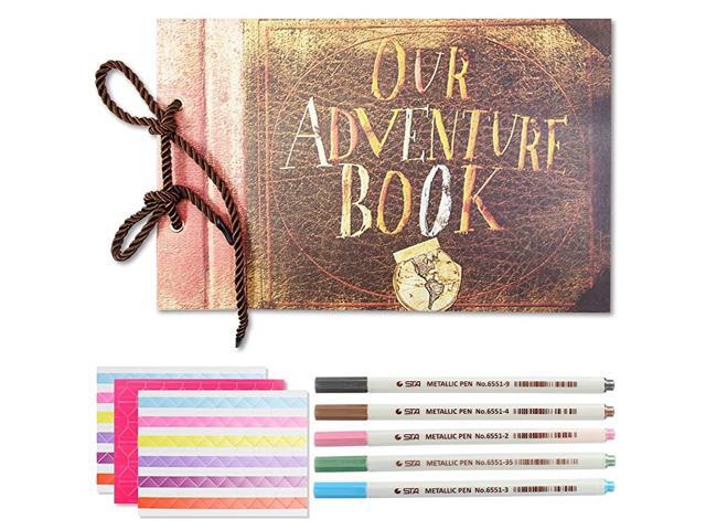 DIY Our Adventure Book Photo Album Accessories for Polaroid Fujifilm Instax Mini 118 9 7s 90 Instant Film Camera with StickersPen