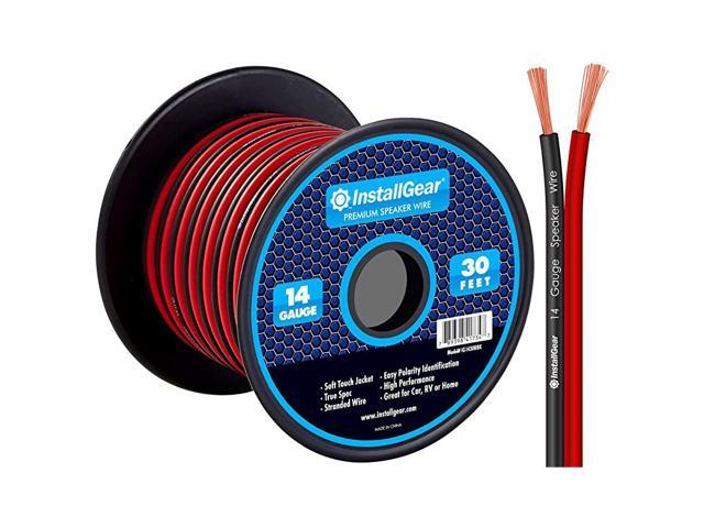 14 Gauge AWG 30ft Speaker Wire Cable RedBlack
