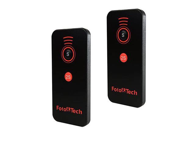 2PC IR Wireless Remote Control Compatible with Sony A7R IV III IIA7 III IIA9A7 A7R A7S A6600 A6500 A6400 A6300 A6000 A55 A65 A77 A99 A900 A700 A580