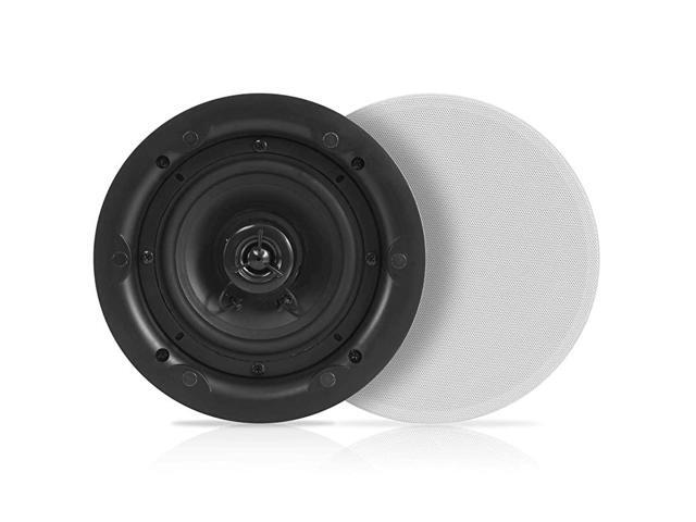 Ceiling and Wall Mount Speaker 525 Dual 2Way Audio Stereo Sound Subwoofer Sound with Tweeter 300 Watts inWall inCeiling Flush Mount for Home