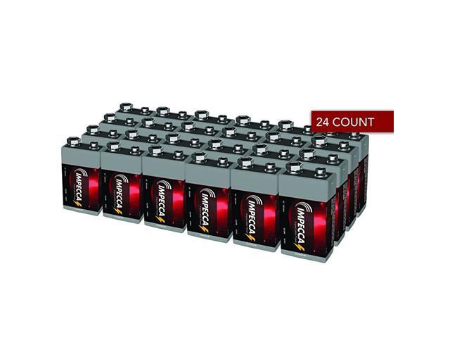 9 Volt Batteries Premium Alkaline 24Pack High Performance Ultra Long Lasting and LeakResistant AllPurpose 9V 24 Count 6LR61 Platinum Series