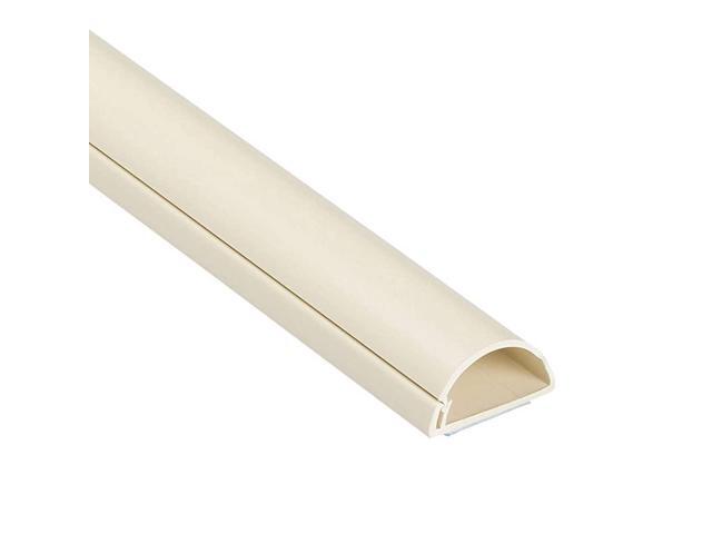 Cable Raceway OnWall Cord Cover Beige 39 Inch Medium Size Channel to Hide and Conceal Cords Cables or Wires Cable Management 118 W x 059 H