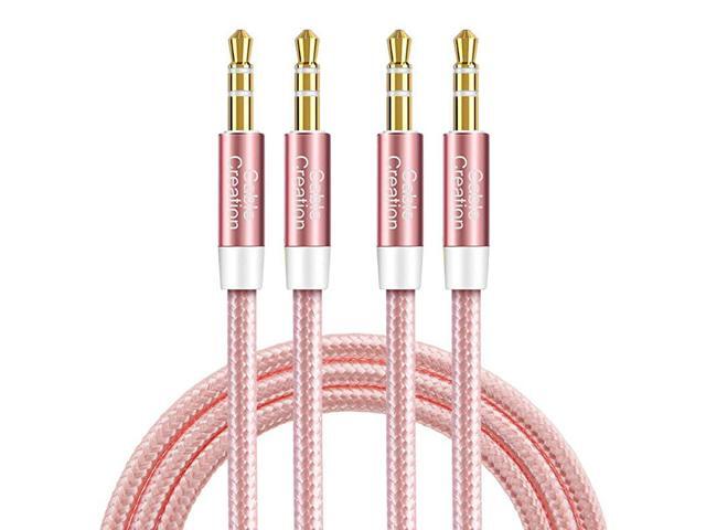 Aux Cord for Car 35mm Male to Male Stereo Audio Cable HiFi Sound Compatible with Headphone Phone 2018 Mac Mini Microsoft Surface Dock Car Stereo