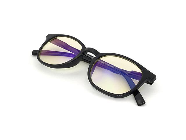 Vision Blue Light Shield Computer ReadingGaming Glasses 00 Magnification Anti blue light 100 UV protection Low Color Distortion Lens WF1 Glossy