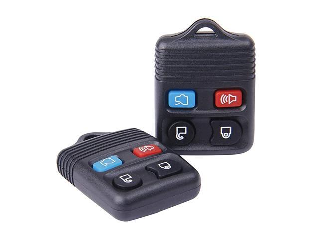 Key Fob 4 Button Keyless Entry Remote Control Key Fob fit for Ford Focus Explorer Mercury Lincoln Mazda Tribute2 Pack