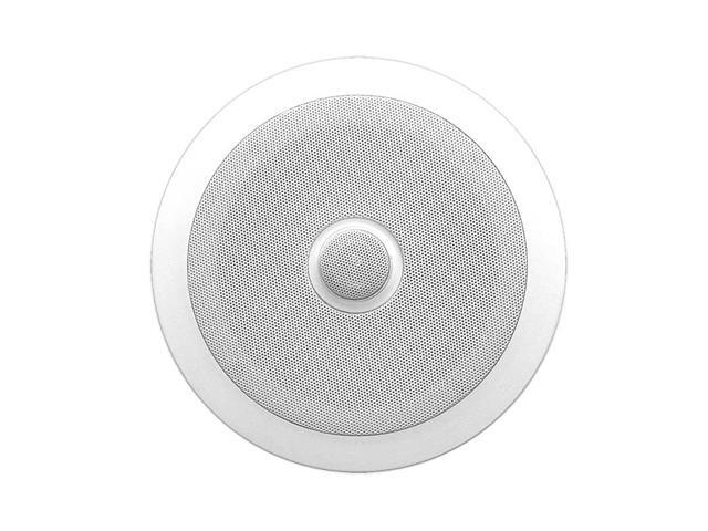 8 Ceiling Wall Mount Speakers Pair of 2Way Midbass Woofer Speaker Directable 1 Titanium Dome Tweeter Flush Design w 55Hz22kHz Frequency Response