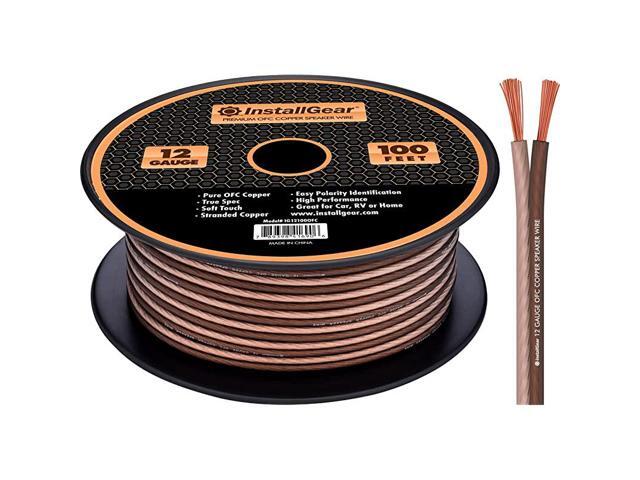 12 Gauge Speaker Wire 999 OxygenFree Copper True Spec and Soft Touch Cable 100feet