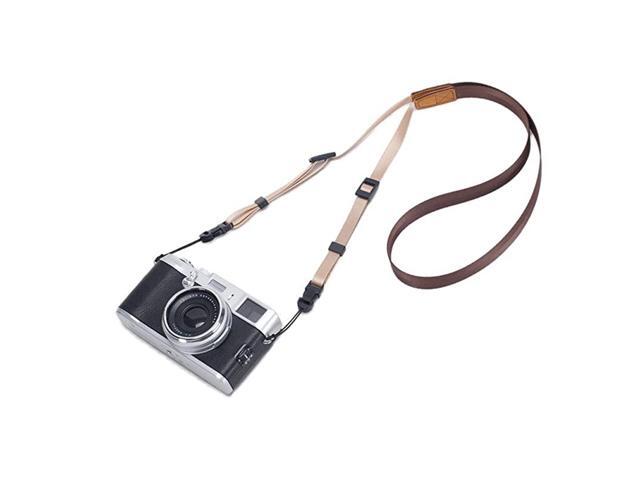 Universal Adjustable Slim Shoulder Sling Neck Strap for All Camera DSLR SLR Coffee Brown