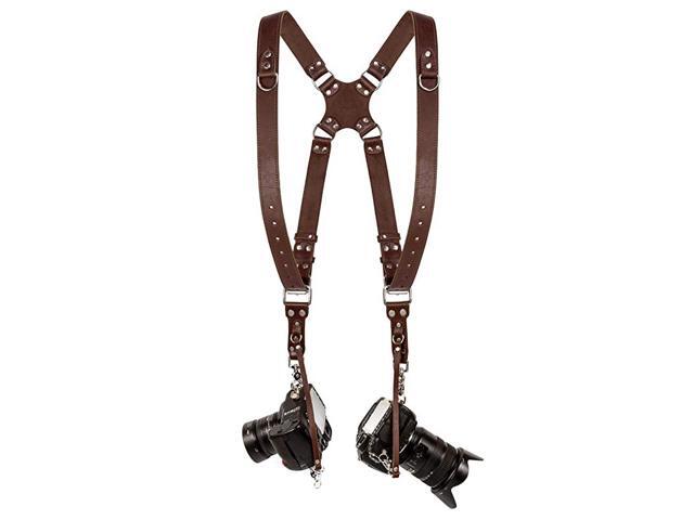 Strap Accessories for Twos Dual Shoulder Leather Harness Multi Gear for DSLRSLR ProInStyle Strap by Coiro