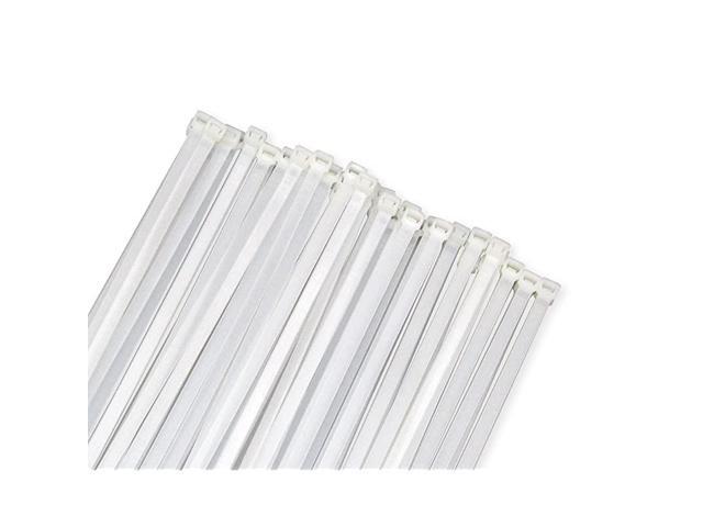 Large 120LBS Tensile 12 Inch Heavy Duty White Industrial Durable Cable Ties Garden Ties 50 Pack
