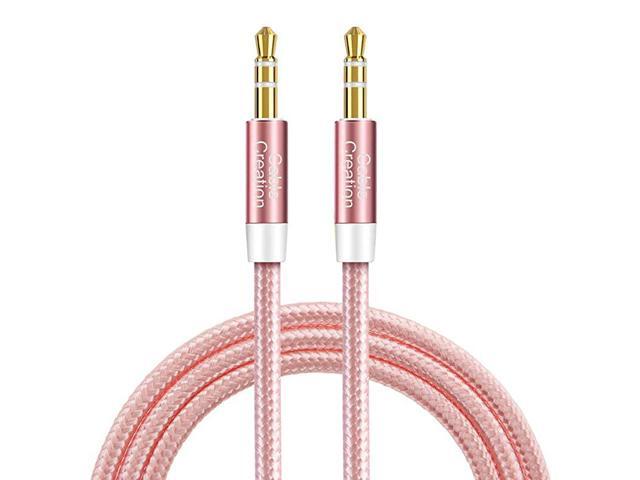 35mm Audio Cable 35mm Auxiliary Cable 10 Feet Premium Soft Aux Cable Compatible with Headphones iPods iPhones iPads HomeCar Stereos More 3m