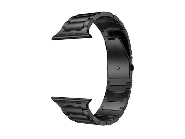 Compatible for Apple Watch Band 44mm 42mm Solid Stainless Steel Metal Link Bracelet Bands Replacement for iWatch Strap Compatible for Apple Watch