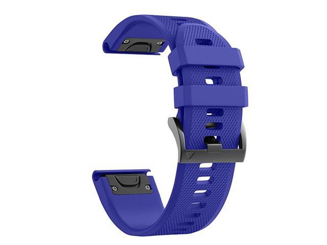 Compatible with Fenix 5 Band Easy Fit 22mm Width Soft Silicone Watch Strap Replacement for Fenix 5Fenix 5 PlusForerunner 935Approach S60Quatix 5