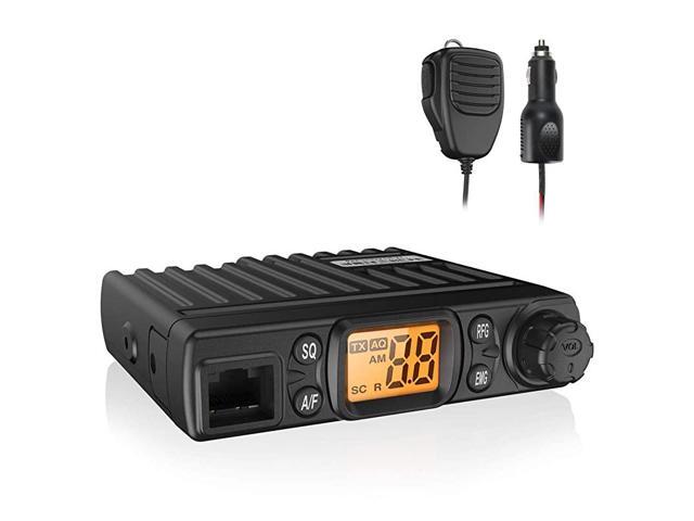 CB27 Mini CB Radio Mobile 40Channel AM Instant Emergency Channel 919 RF Gain with Removable Microphone