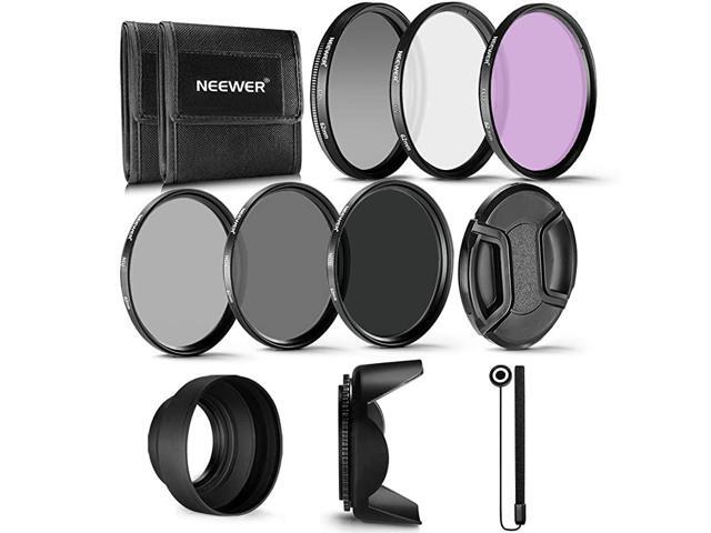 62MM Professional UV CPL FLD Lens Filter and ND Neutral Density FilterND2 ND4 ND8 Accessory Kit for Pentax K30 K50 K5 K5 and Sony Alpha A99 A77 A65