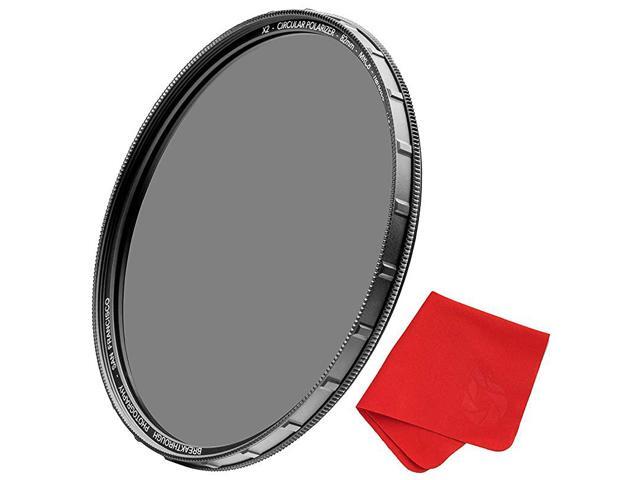 43mm X2 CPL Circular Polarizing Filter for Camera Lenses AGC Optical Glass Polarizer Filter with Lens Cloth MRC8 Nanotec Coatings Weather Sealed by