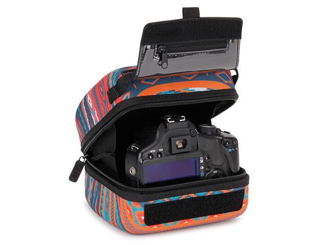 Hard Shell DSLR Camera Case Southwest with Molded EVA Protection Quick Access Opening Padded Interior and Rubber Coated HandleCompatible with Nikon