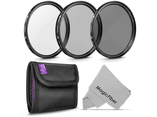 58MM Professional Photography Filter Kit UV CPL Polarizer Neutral Density ND4 for Camera Lens with 58MM Filter Thread + Filter Pouch