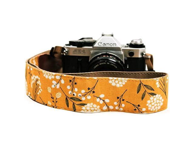 Blossom Flowers Camera Shoulder Strap Belt for All DSLR Camera Vibrant Design Universal DSLR Strap Multi Color Neck Belt Best Stocking Stuffer for