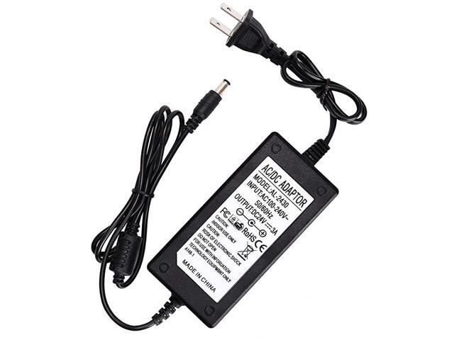 24V 3A Power Adapter 72 Watt AC 100240V to 24Volt Transformers Switching Power Supply for LED Strip Light Camera Wireless Router 21mm X 55mm US Plug