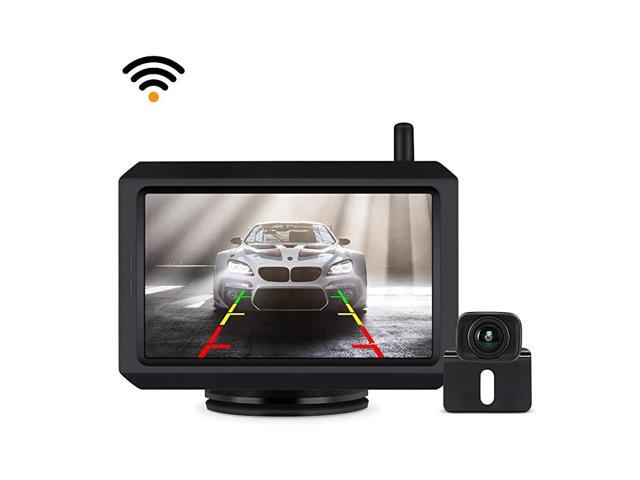 Inch Wireless Backup Camera Kit with Digital Signal Waterproof Rear View Camera with? TFT-LCD Monitor Ideal for Sedans Pickup Truck SUV