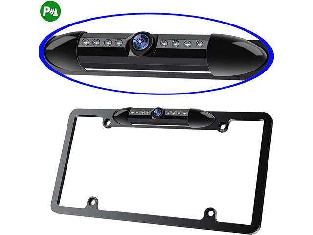 View Camera with 8 Bright LEDs 170° Viewing Angle Waterproof Backup Camera Vehicle Universal Reversing Assist Security