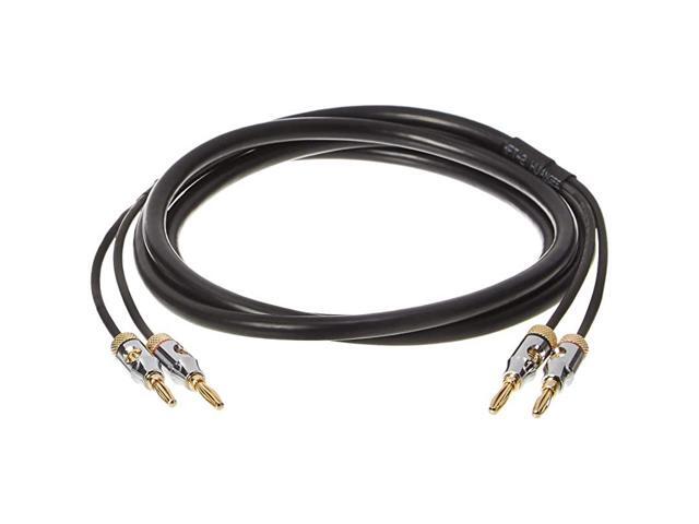 Basics Speaker Cable with GoldPlated Banana Tips CL2 999 Oxygen Free 6Foot