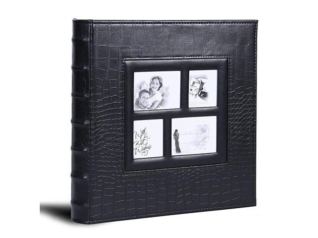 Photo Album Self Adhesive Large Magnetic Scrapbook Album 60 Pages Length 14x13 inches