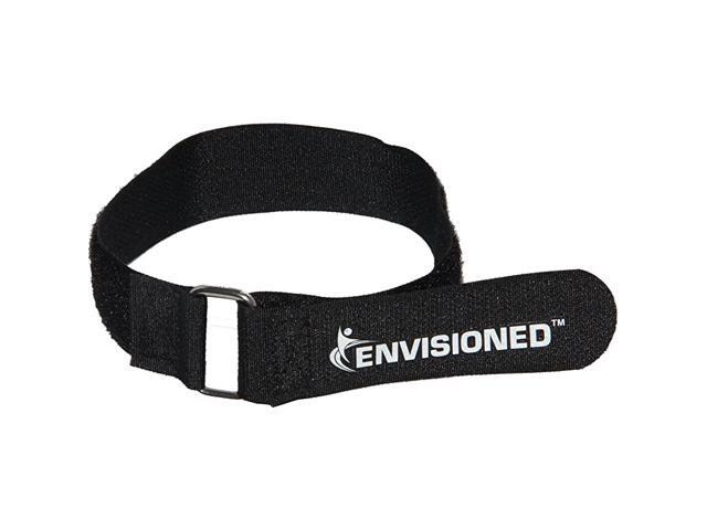 Cinch Straps with Stainless Steel Metal Ring Buckle Reusable Durable Hook and Loop Multipurpose Securing Straps 6 Pack Plus 2 Bonus Original Cinch
