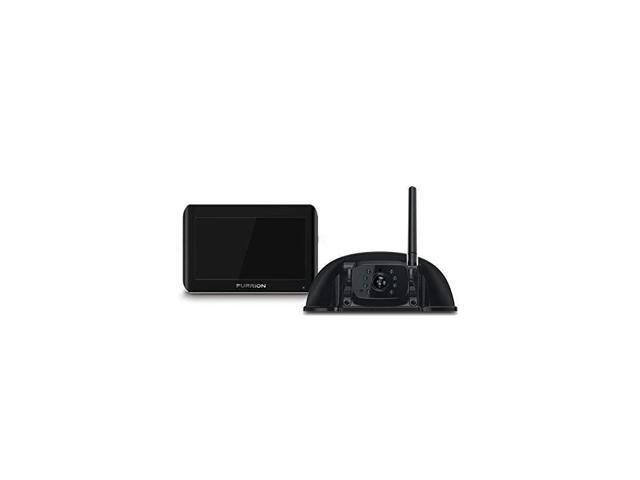 Vision S 7 Inch Wireless RV Backup System with 1 Rear Sharkfin Camera Infrared Night Vision and Wide Viewing Angle - FOS07TASF Black