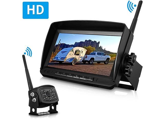 R9 HD 1080P RV Wireless Backup Camera with 7 Inch DVR Monitor High-Speed Rear View Observation System for RVs Trucks Trailers5th Wheels IR Night