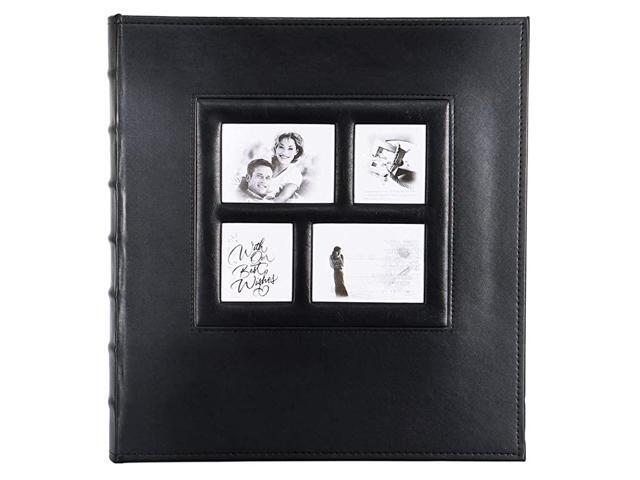 Photo Picutre Album 4x6 500 Photos Extra Large Capacity Leather Cover Wedding Family Anniversary Photo Albums Holds 500 Horizontal and Vertical
