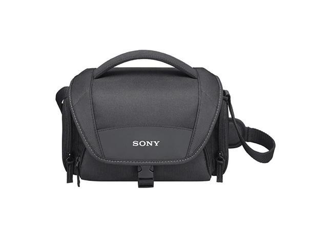 LCSU21 Soft Carrying Case for CyberShot and Alpha NEX Cameras Black